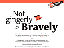 Tablet Screenshot of ginger-it.co.nz